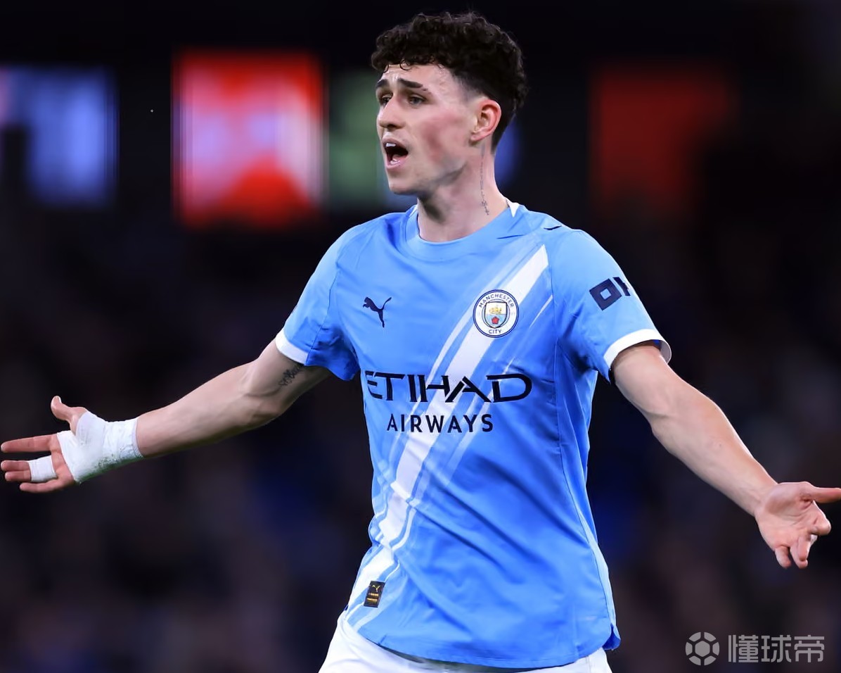 卫报谈福登：曾被视为德布劳内接班人，然而如今发展陷入停滞